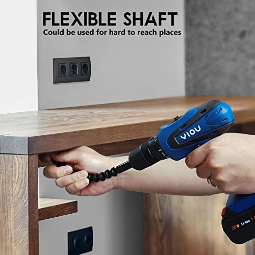 Cordless Drill - 20V 2AH + Cordless Impact Wrench