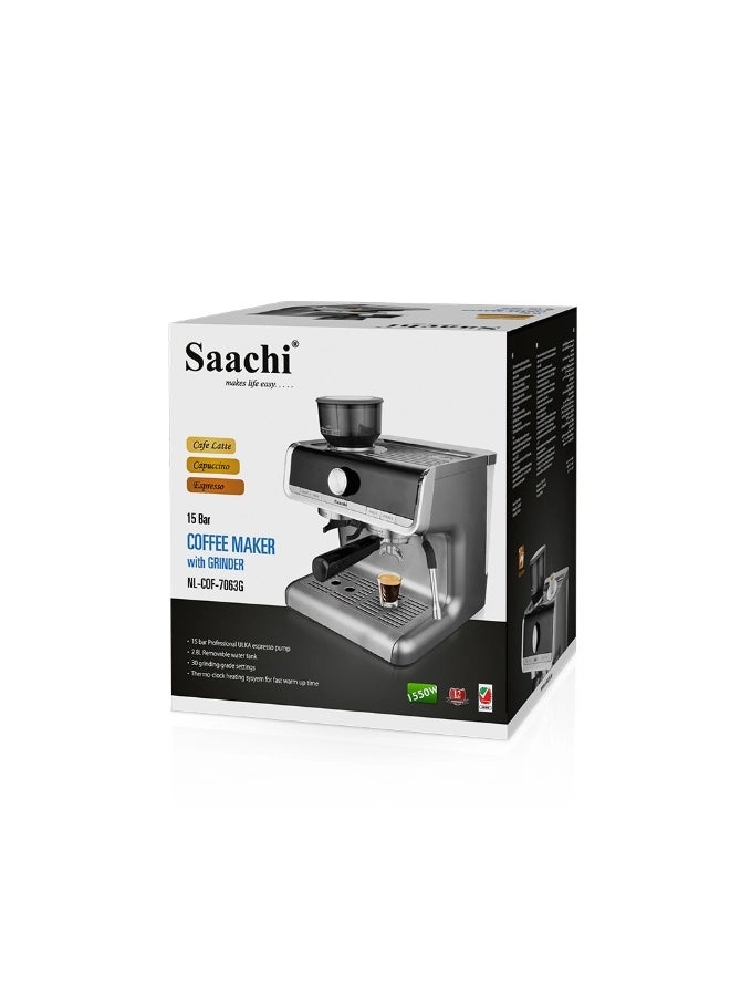 All-In-One Espresso Maker & Grinder NL-COF-7063