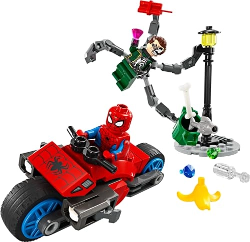 Marvel LEGO Motorcycle Chase: Spider-Man vs. Doc Ock (76275)