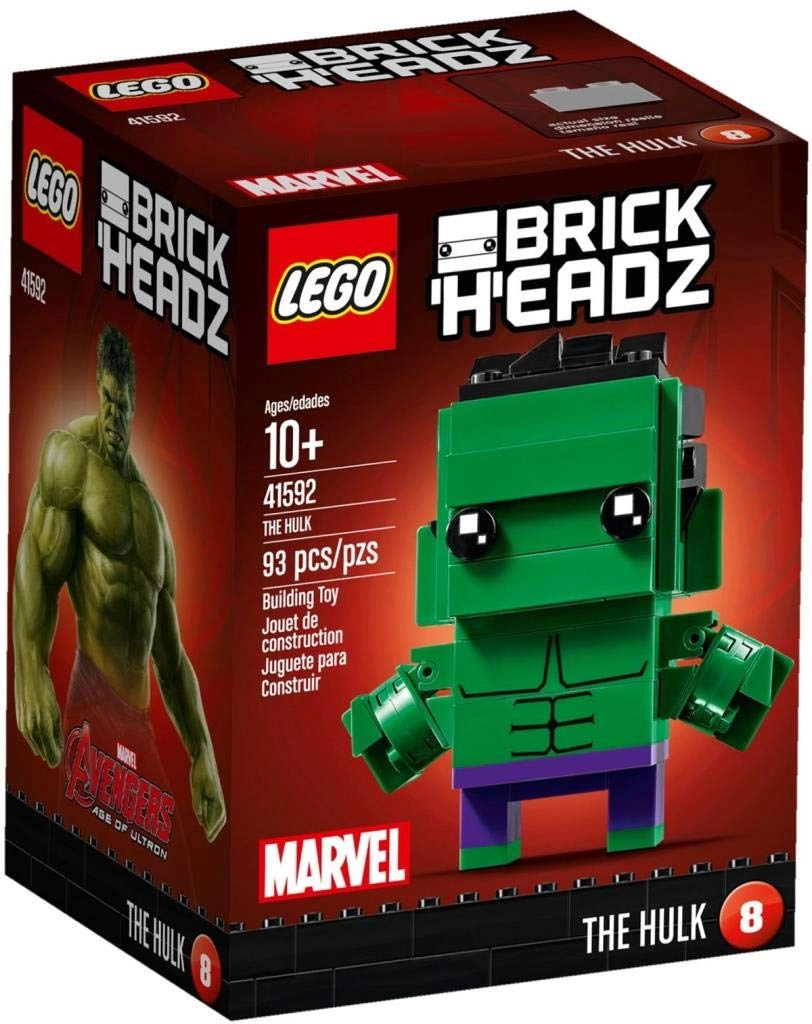 LEGO BrickHeadz The Hulk (41592) - Multicolor