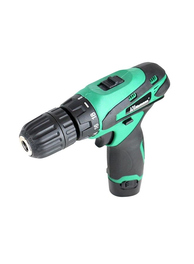 Cordless Drill Set - Green/Black