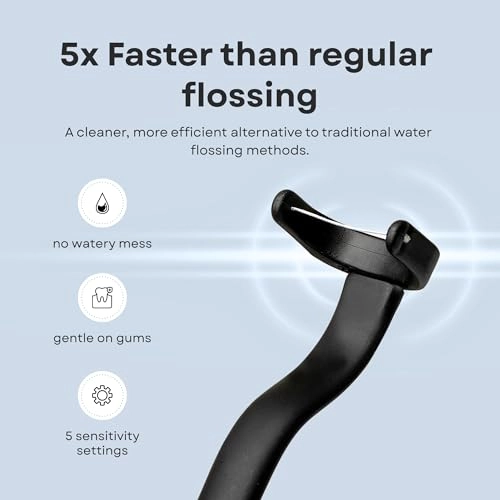 Electric Toothbrush - 6 Cleaning Modes White Rechargeable + Flosser