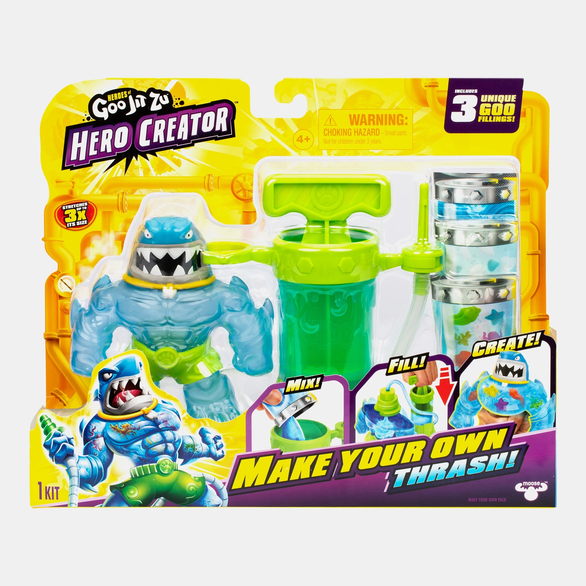 Moose Toys Thrash - Goo Jit Zu - 4+ 1 (25 cm) (42786)
