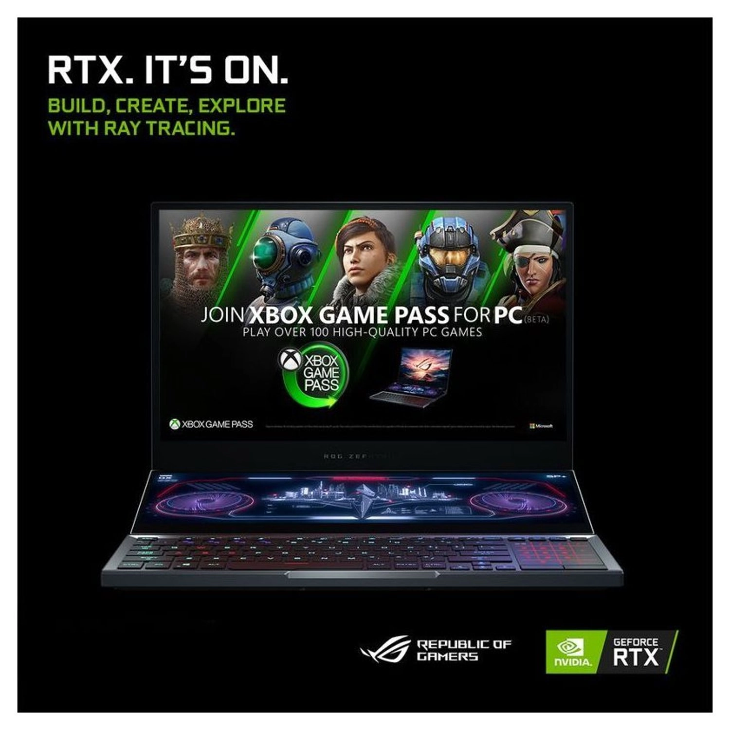 ROG Zephyrus Duo GX550LXS-XS99 - 15.6'' Core i9-10980HK 32GB DDR4 2TB SSD