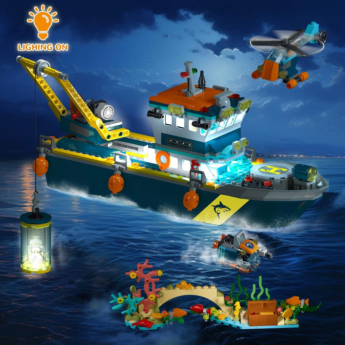 City Floating Boat Construction Kit