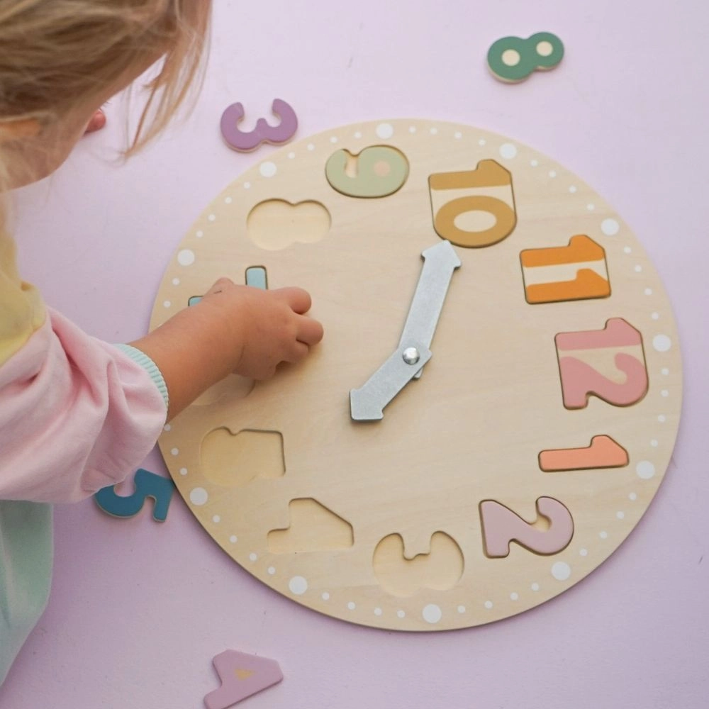 Wooden Puzzle Clock