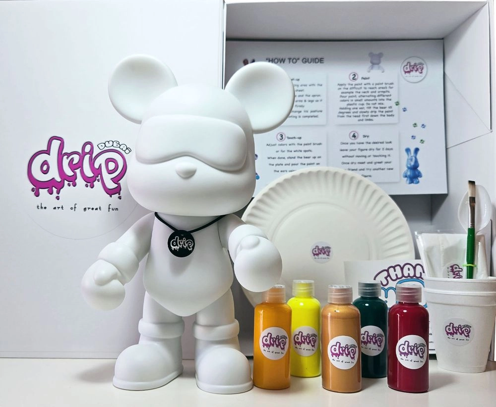 Mega Pouring Paint Bear Figure - XXL 53cm