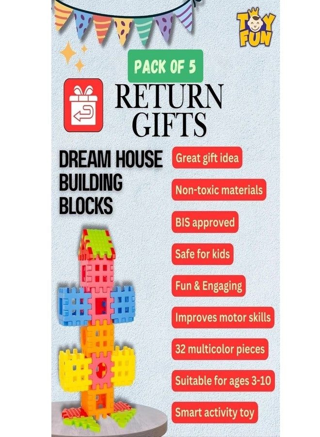 Dream House Building Toy Blocks - 32 pcs