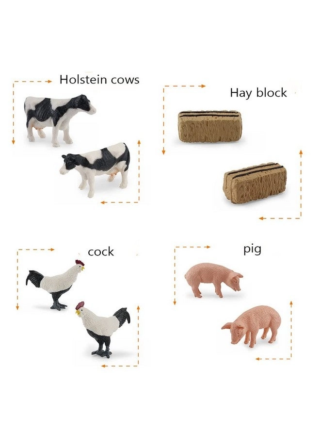 Animal Figurines - 10Pcs