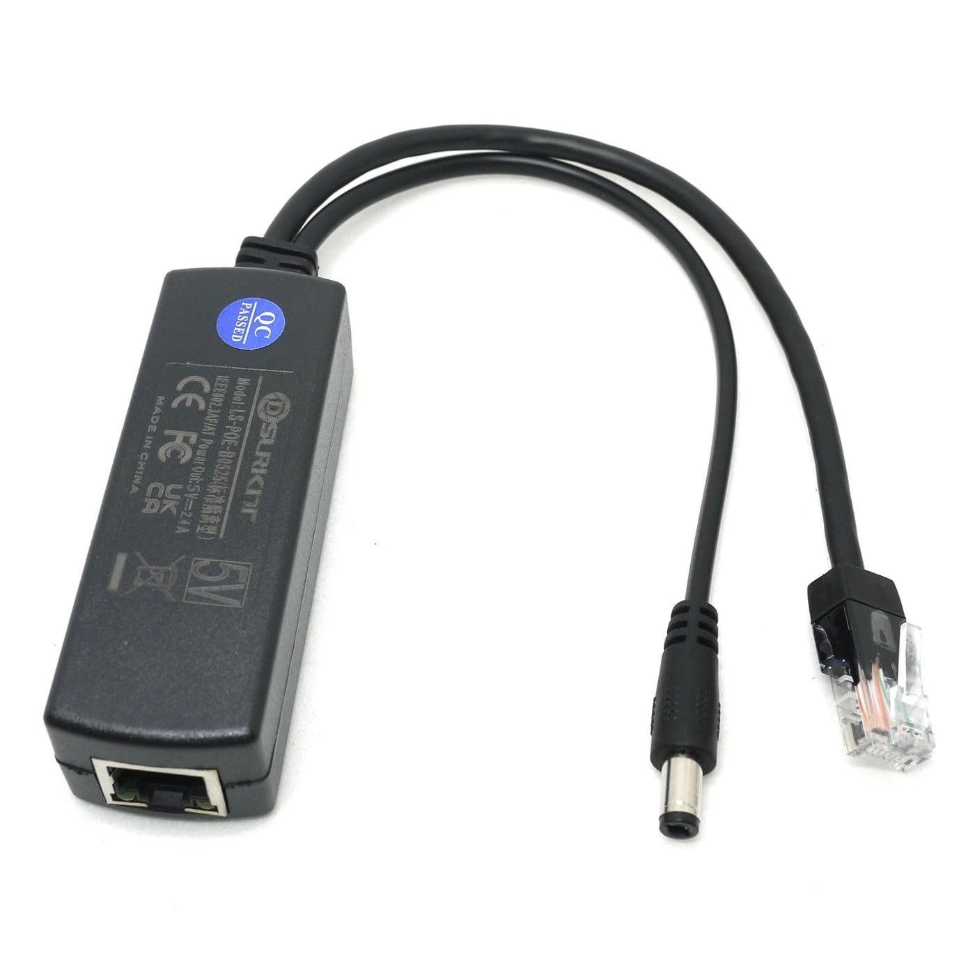 Active PoE Splitter - 48V to 5V 802.3af