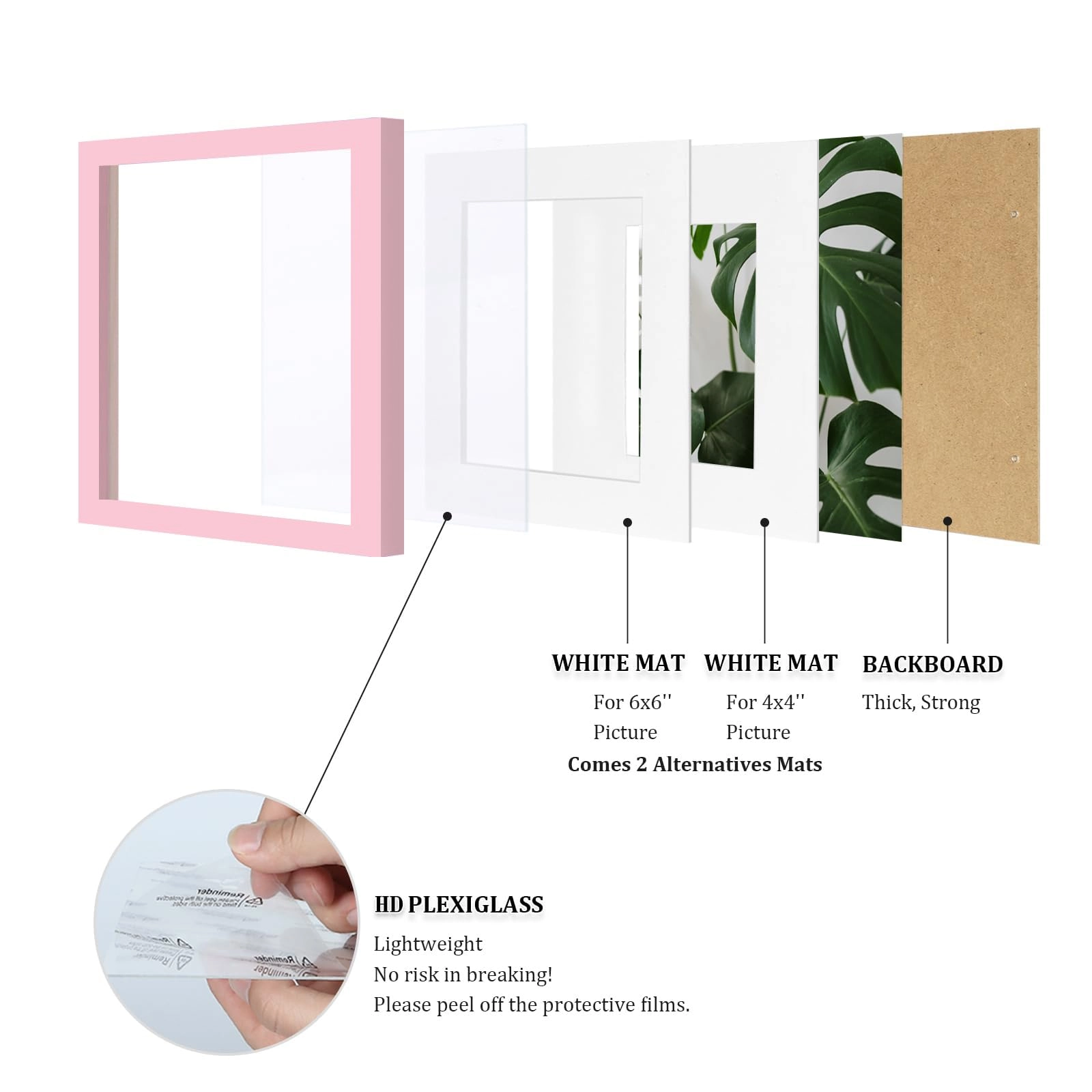 Collage Picture Frame - 8x8 Set