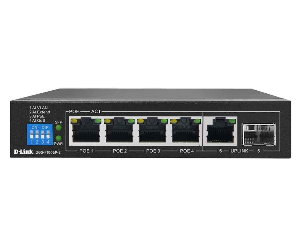 D-Link (India) Limited DGS-F1006P-E 6-ports