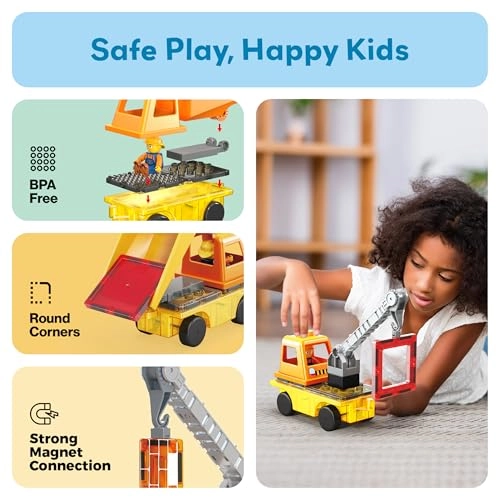 Magnet Tile Building Blocks - 15pcs