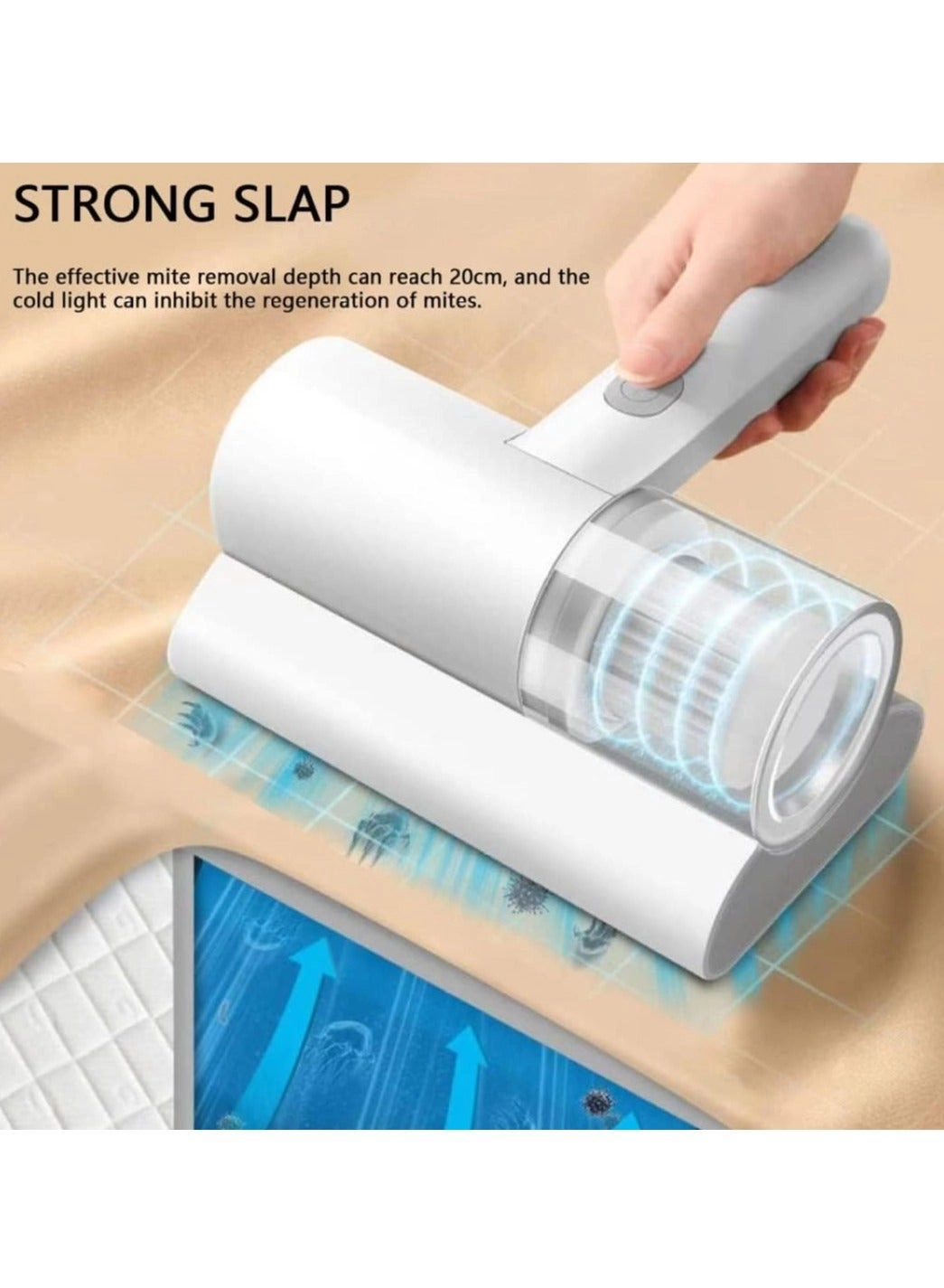 Handheld Mattress Vacuum Cleaner - 1200 mAH