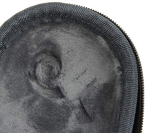 Hard EVA Storage Carrying Case - Black Carabiner