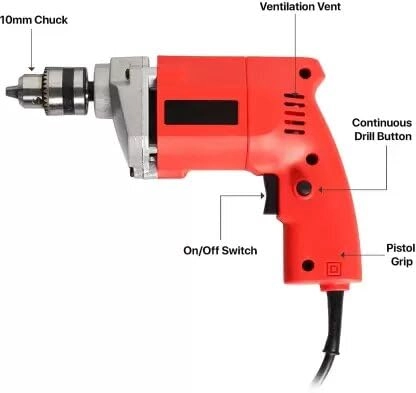 Drill Machine - 400W 10mm chuck