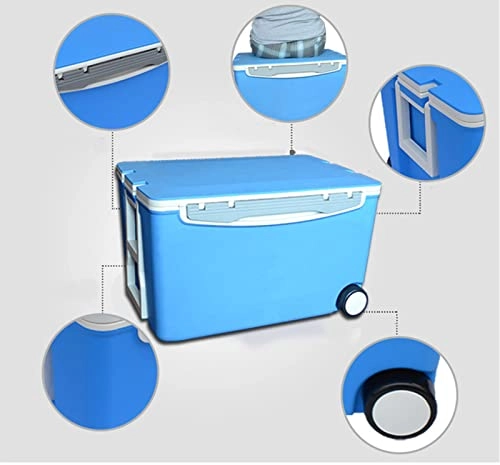 Portable Wheeled Cooler - 40 Quart 40L