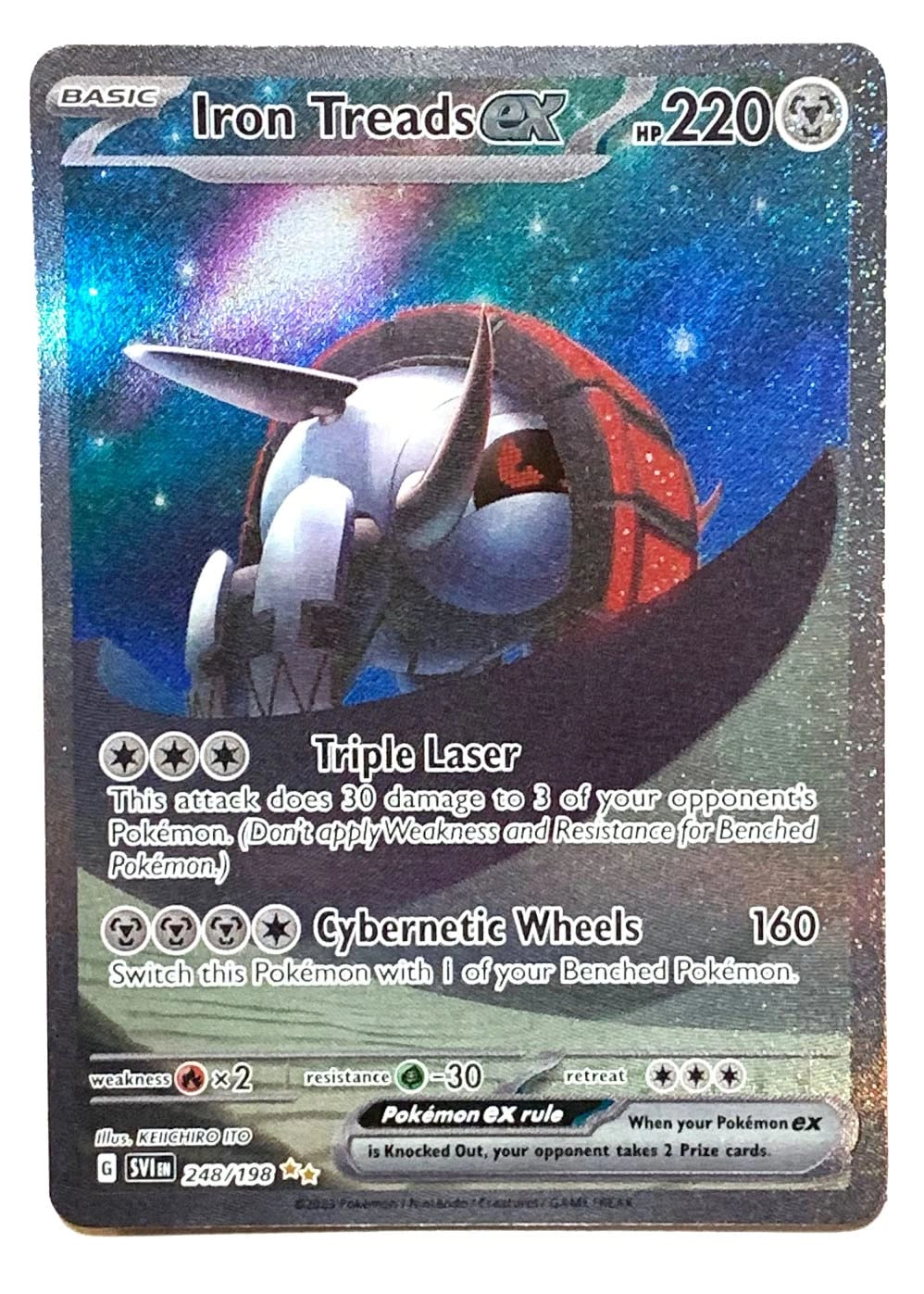 Pokémon Iron Treads ex 248/198 - Scarlet & Violet