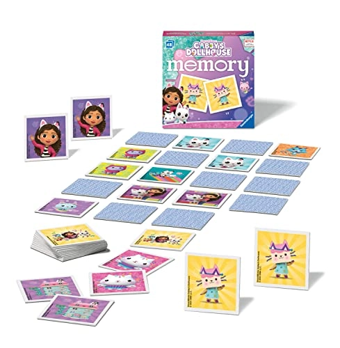 Gabbys Dollhouse Mini Memory Game - 3 years and up 48 pieces