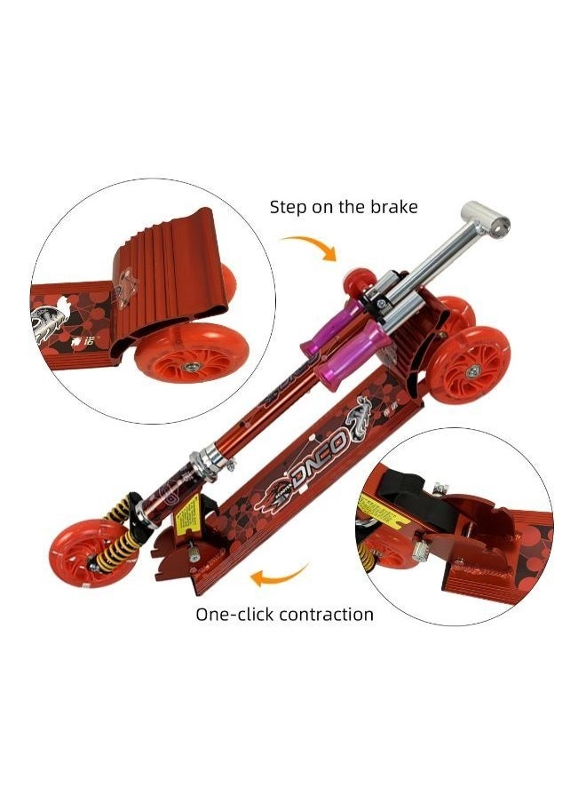Adjustable 3-Wheel Kick Scooter