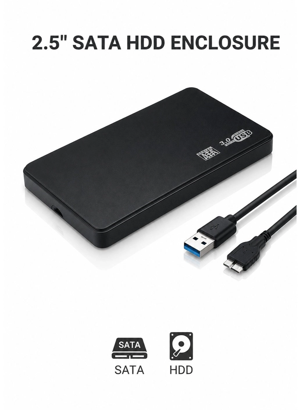 JoyousSto 2.5 inch SATA USB 3.0 Hard Drive Enclosure