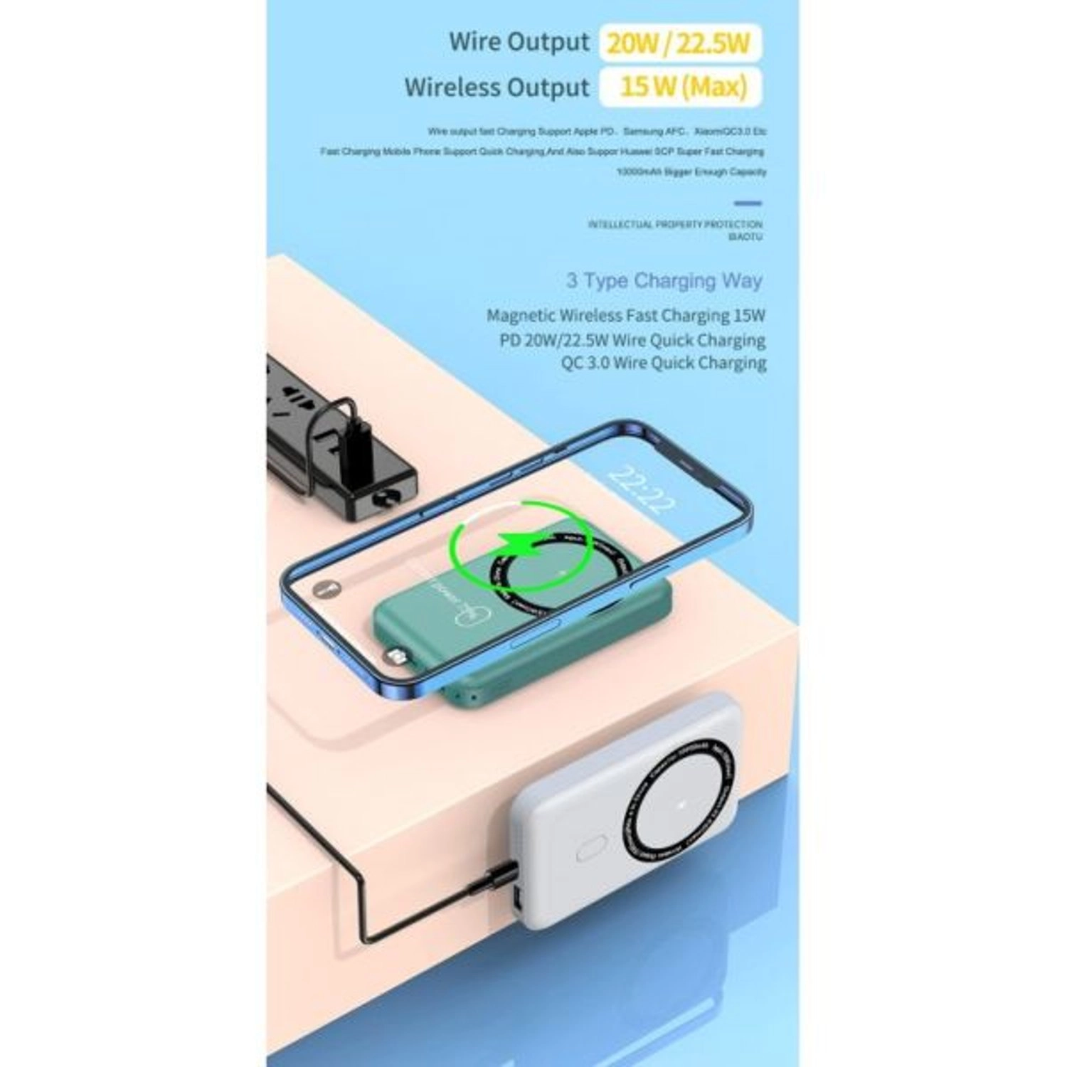 Veloce-Series - 10000mAh 15W Wireless