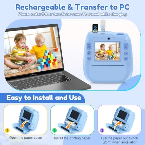 Kinderkamera - 1080P 32GB 2.4 Inch