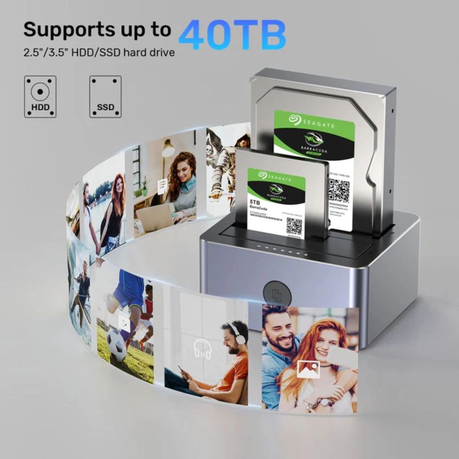 Dual-Bay SATA Docking Station