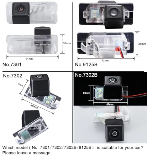 Rear View Camera - Night vision Wired 640p
