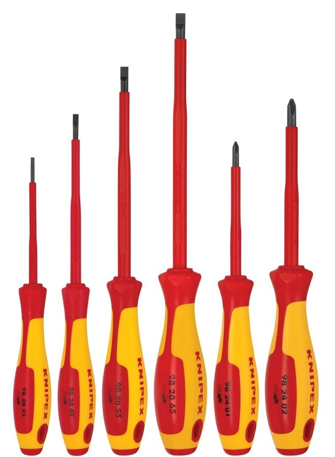 Knipex Screwdriver Insulated - 6 Pcs