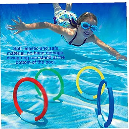 Underwater Diving Rings - Kids 4PCS Assorted Colors
