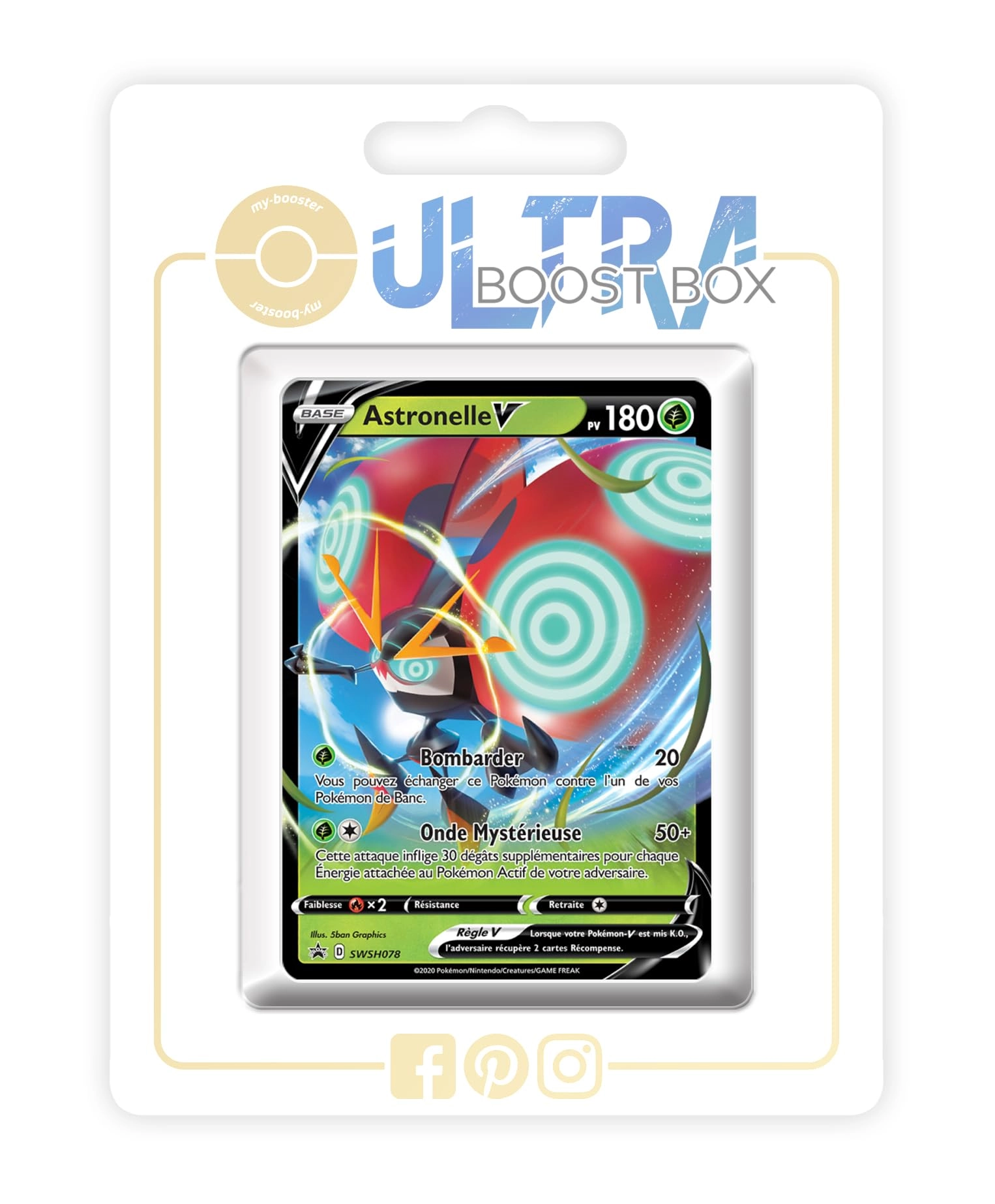 my-booster Pokémon Astronelle V SWSH078 - French 10pcs