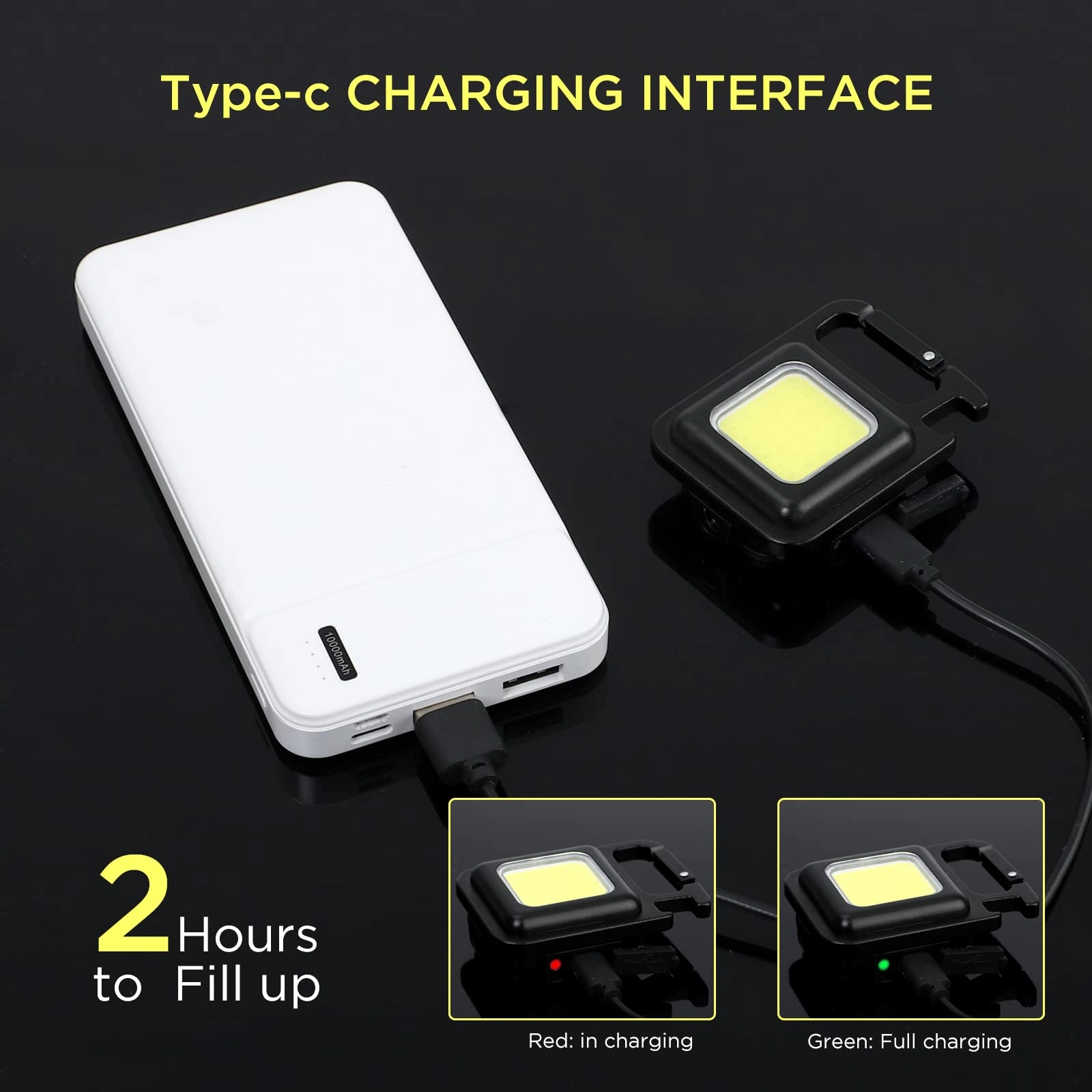 GY07 Keychain Flashlight Rechargeable (1000lm)