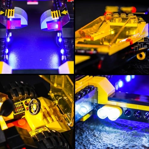 LED Light Set - Compatible with Lego 10355 Blacktron Renegade 7 light sources
