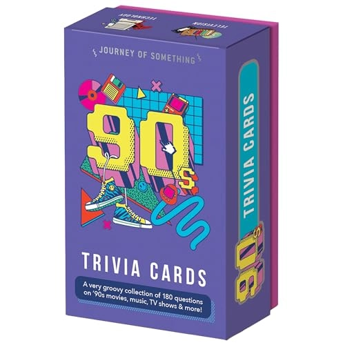 90s Trivia Card Game - English Adult