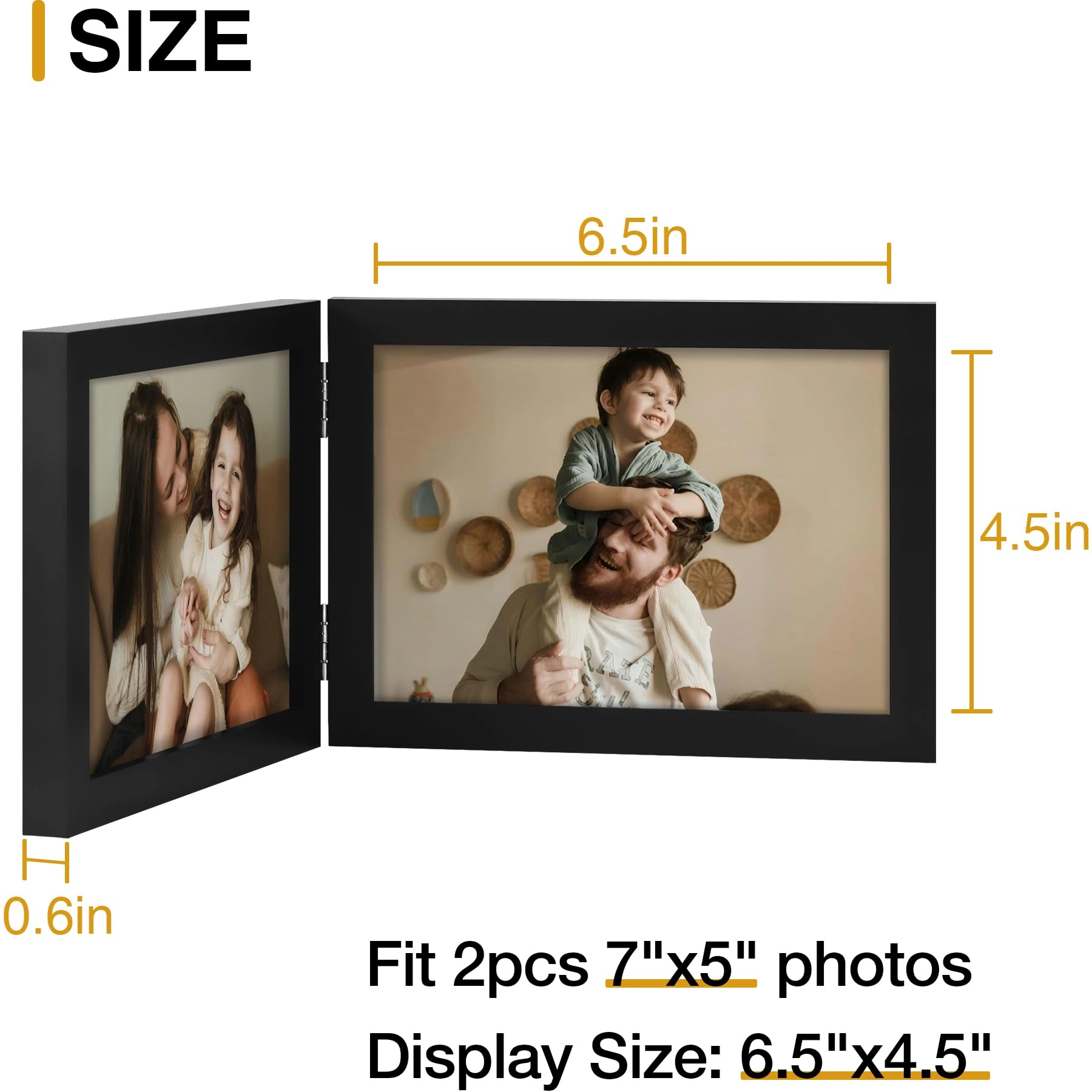 Double Picture Frame - 5x7 2