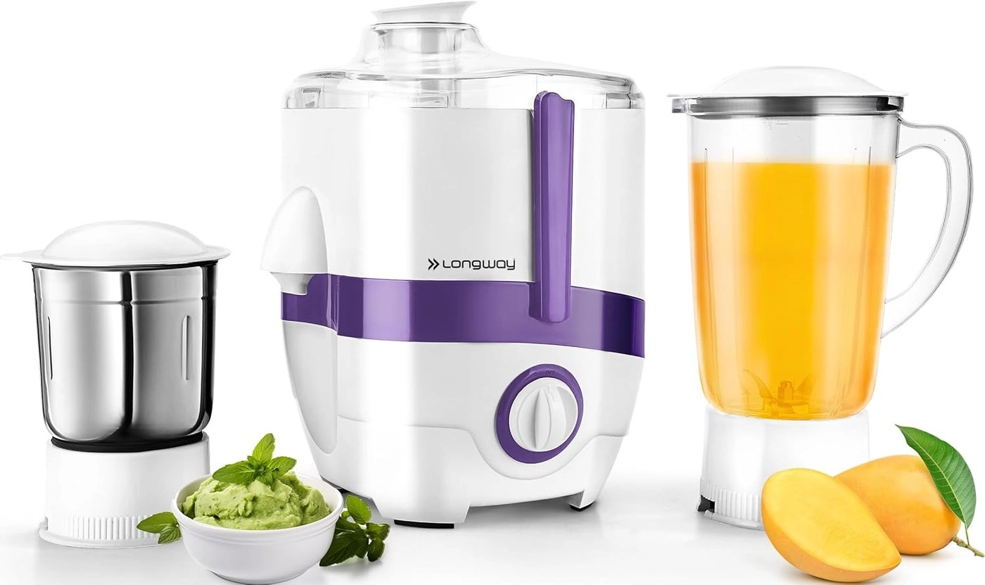 LONGWAY Juicy Juicer Mixer Grinder - 600 Watt