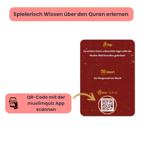 Islamic Game Quiz Cards: Aqidah - Card Game (German)