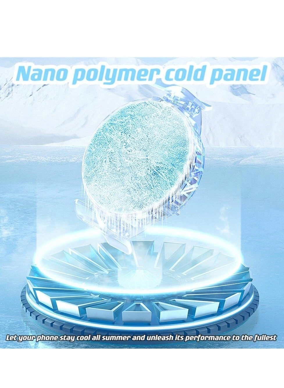 Phone and Pad Cooler - RGB Cooling Fan