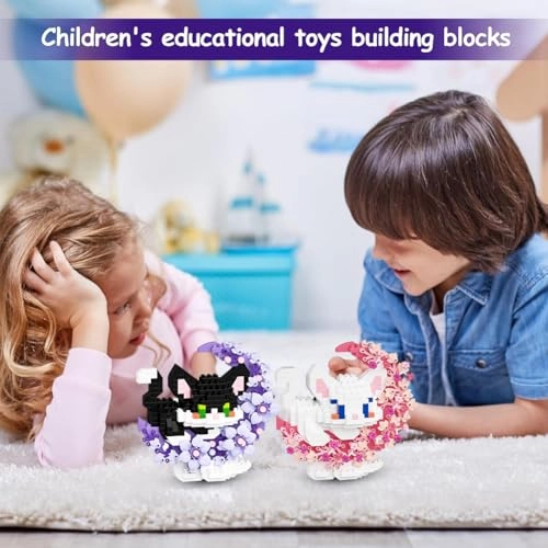 Cat Building Blocks - 2 pcs