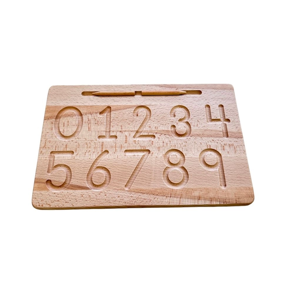 Tracing Number Board - Suitable for 3 years and above 3 Pcs