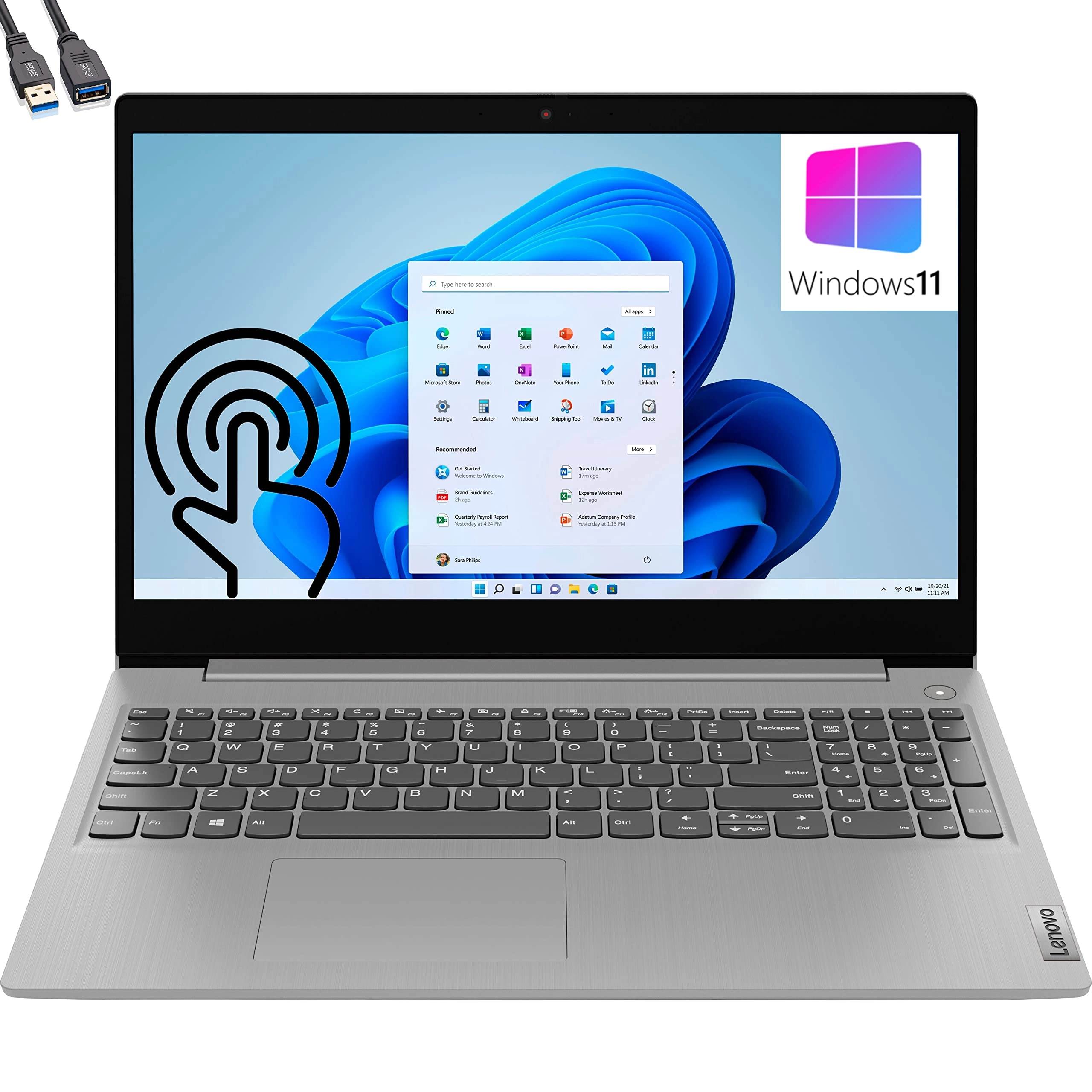 IdeaPad 3 15ITL6 - 15.6'' Core i3-1115G4 8GB DDR4 512GB SSD