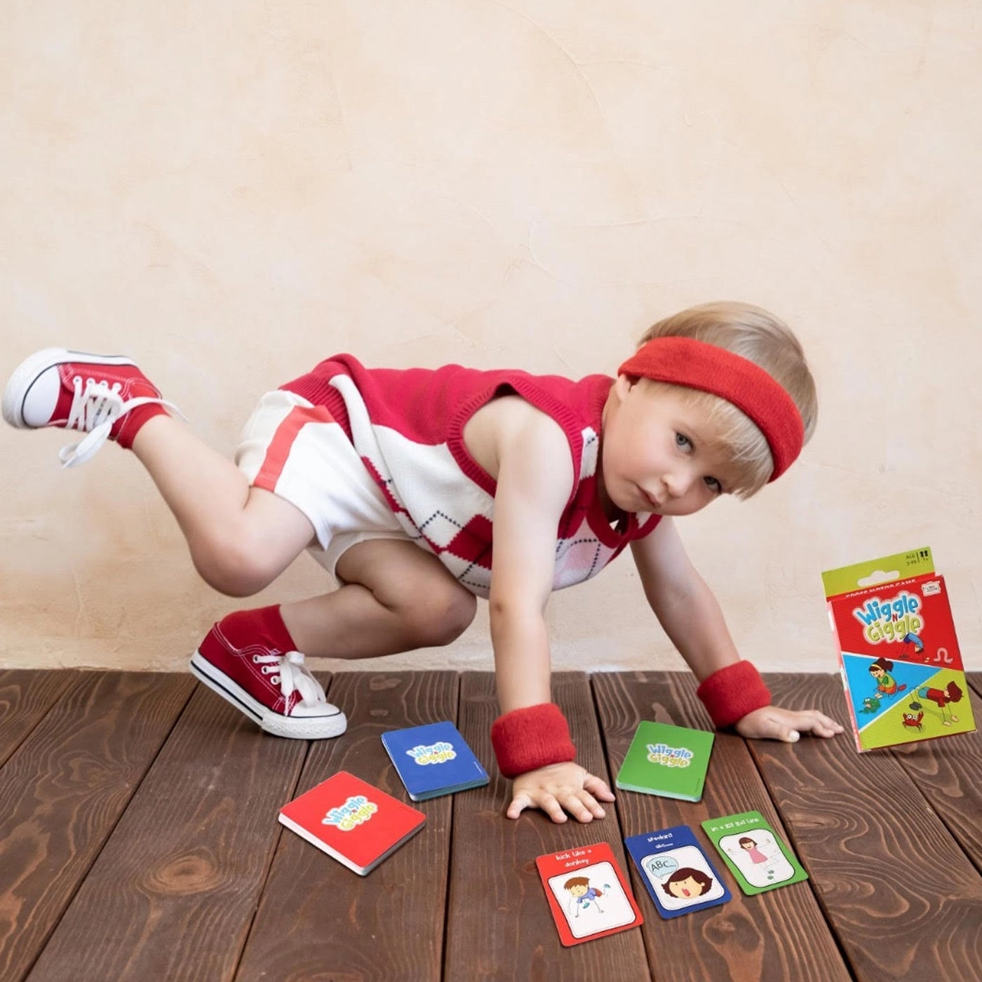 Wiggle N Giggle Travel Card Game - Ages 3 4 5 6 +