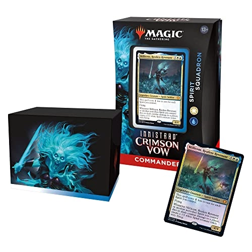 Magic: the Gathering Innistrad Crimson Vow Commander Deck Spirit Squadron - 100pcs