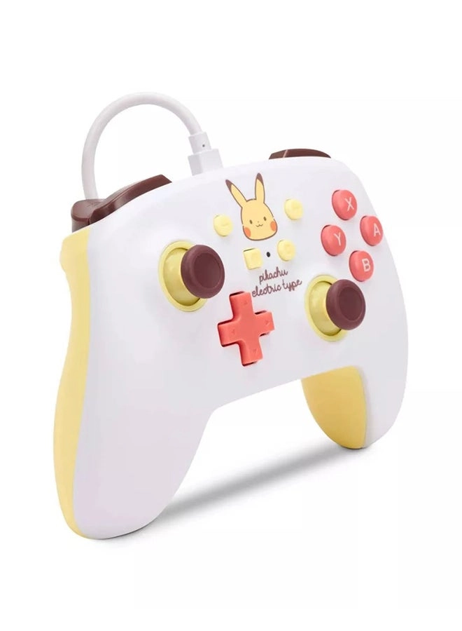 Enhanced Wired Controller - White Nintendo Switch
