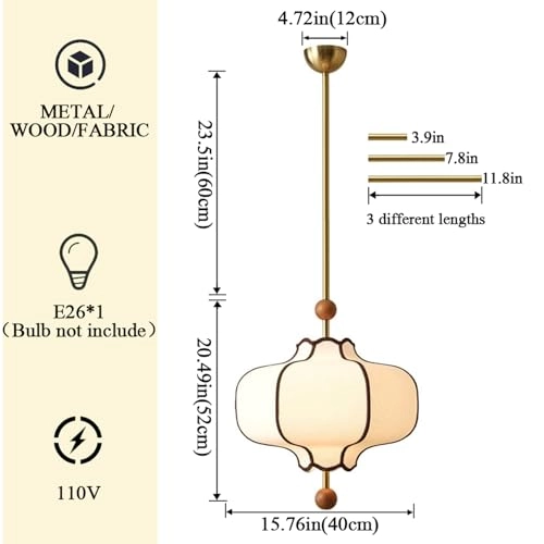 Indoor chandelier - Medium 1 Bulb