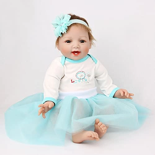 Reborn Baby Doll - 55cm 22" Vinyl Cotton Body