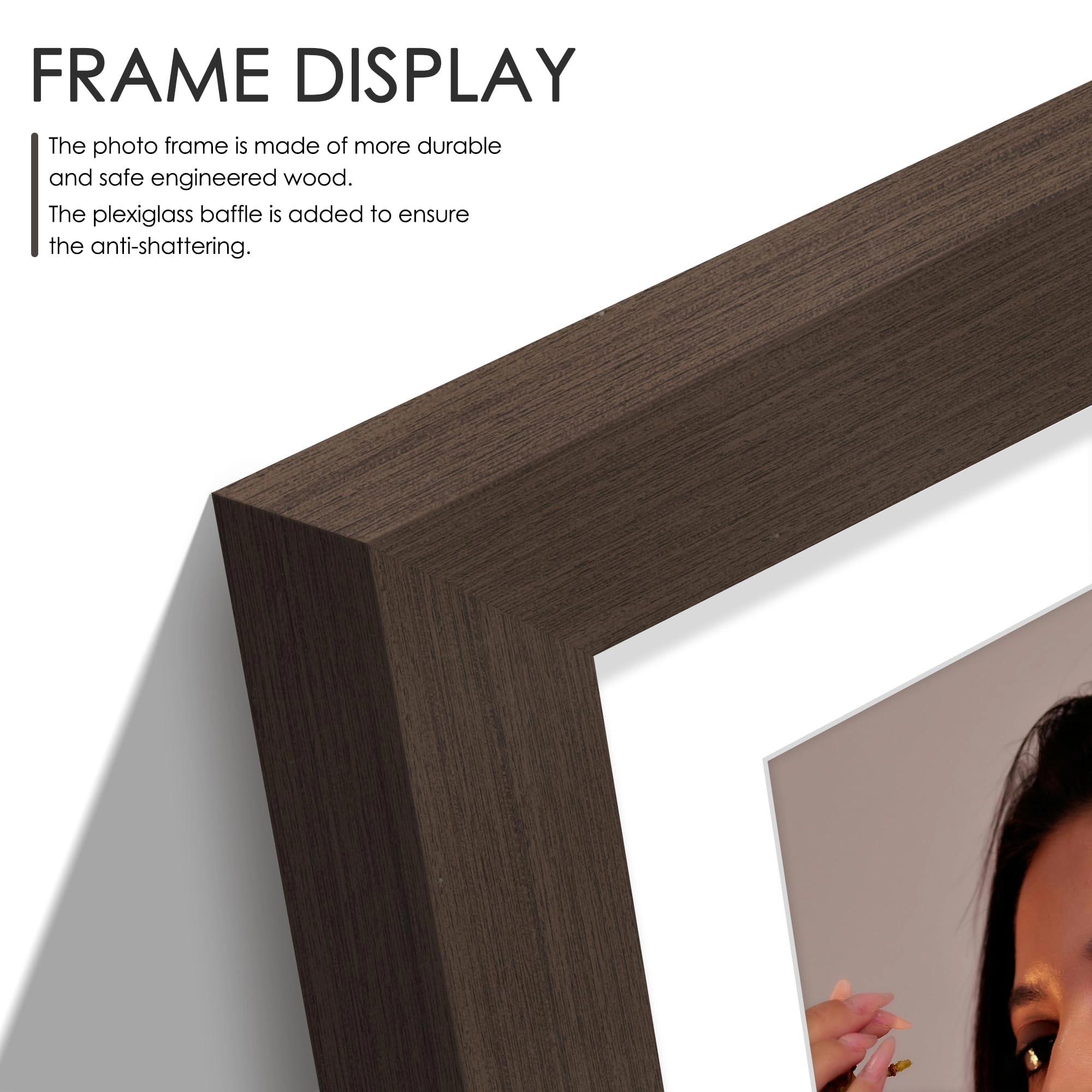 Double Picture Frame - 8x10 Two 4x6