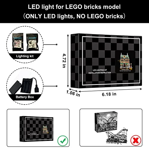 LED Light for LEGO 76218 Sanctum Sanctorum Set - Plastic 1