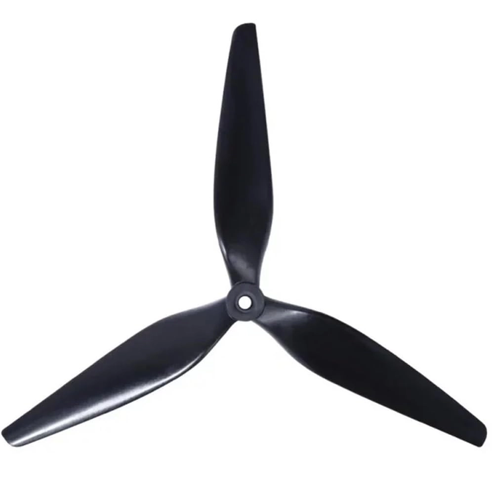 LINHUABAI 3-Blade Propeller - 2 Pairs 8X4.5X3 Black